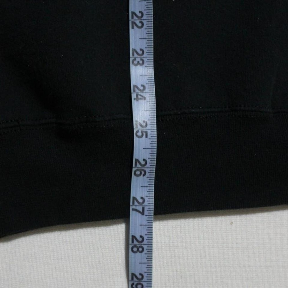 Mens Vintage 90s Russell Black Volleyball Graphic Crewneck Skater Sweatshirt - Picture 6 of 6